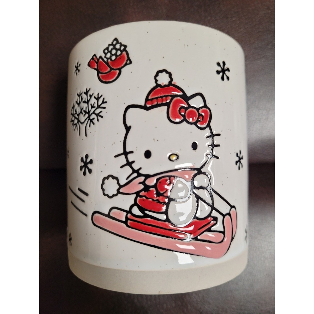 Hello Kitty Ceramic Candle Lover Fragrance Whimsical‎ Blue Sky NWT 11oz